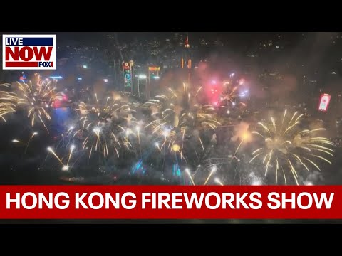 New Years Eve fireworks 2023: Hong Kong show celebrates 2024 | LiveNOW from FOX
