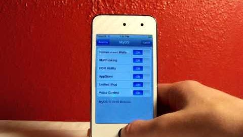 MyOs iPod Touch, iPhone and iPad Tweak! (iOS 4.x)