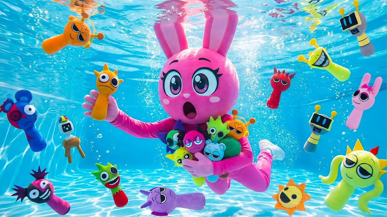 What Happened When Pinki Found Sprunki in an Abandoned Pool!