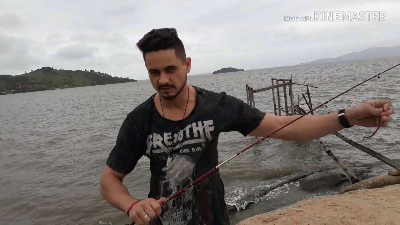 Primeira pesca em Imaruí sc