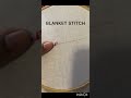 5 Basic embroidery Stitches #easy #begginers 