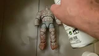 How to apply the best primer for custom action figures.  Games Workshop Citadel White Scar spray screenshot 4