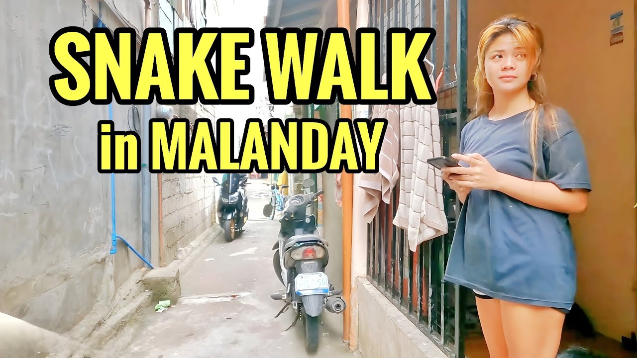 THE OTHER SIDE of MARIKINA | SNAKE WALK NARROW ALLEY NEIGHBORHOOD in MALANDAY PHILIPPINES 🇵🇭