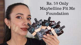 Maybelline Fit Me Matte Poreless Powder dan Fit Me Foundation Review + Swatches