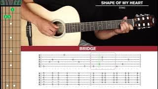 Shape Of My Heart Guitar Cover Sting 🎸|Tabs   Chords|