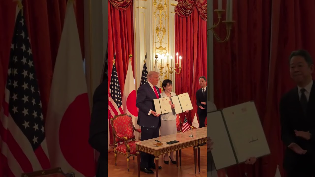 President Trump and PM Takaichi sign agreements on strategic investments and critical minerals 🇺🇸🇯🇵