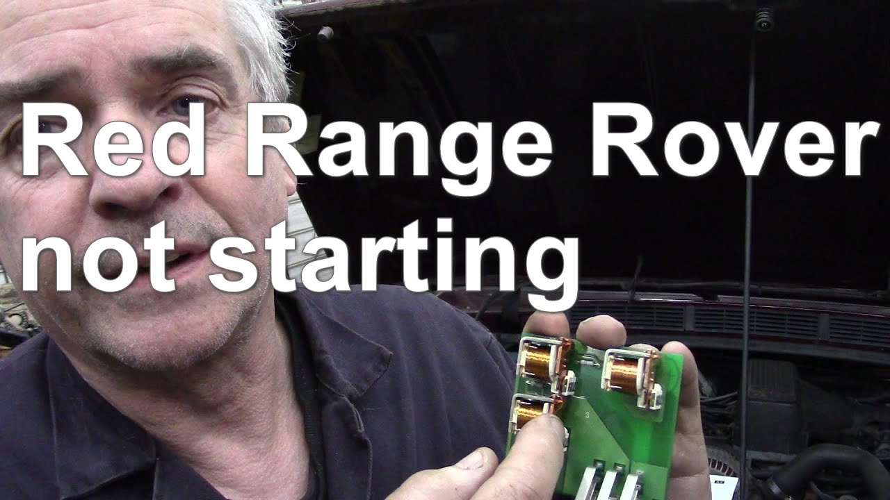 Land Rover Red Triangle Problems Red Range Rover not starting - YouTube