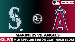 SEATTLE MARINERS VS LOS ANGELES ANGELS ⚾️ MLB Game Score Radio Play-by-Play