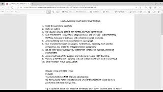 LAST ADVICE ON CARIBBEAN STUDIES ESSAY QUESTIONS WRITING