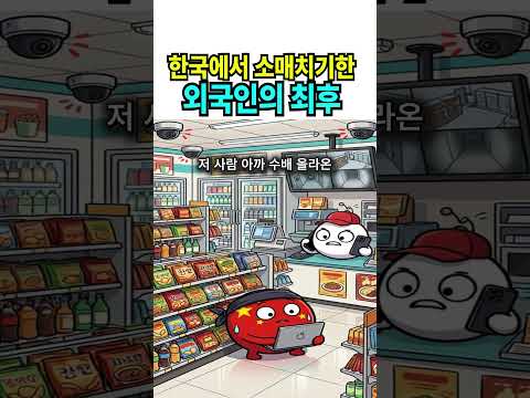 🚨한국에서 소매치기한 외국인의 최후🇰🇷