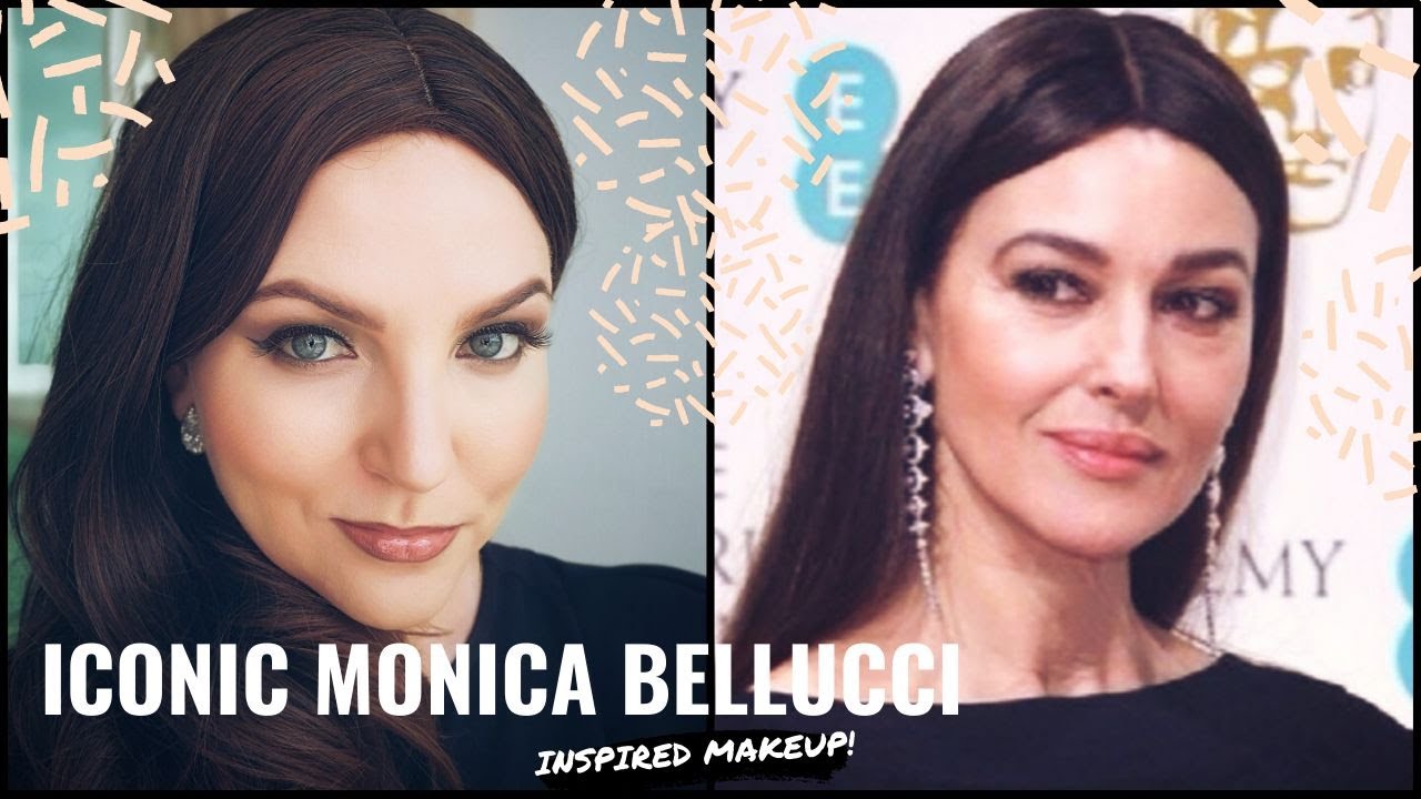 Monica Bellucci inspired makeup transformation - YouTube
