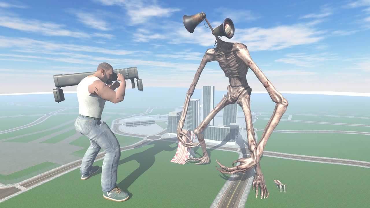 Franklin Fight Siren Head - INDIAN BIKES DRIVING 3D