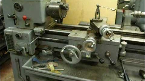 PARTS OF THE CLAUSING METAL LATHE tubalcain