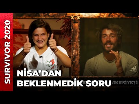 NİSA'DAN CEMAL CAN'A GÜLDÜREN SORU | Survivor 2020