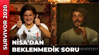 NİSA'DAN CEMAL CAN'A GÜLDÜREN SORU | Survivor 2020