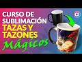 CURSO DE SUBLIMACIÓN de Tazón Mágico, Magic Mug, Taza Mágica