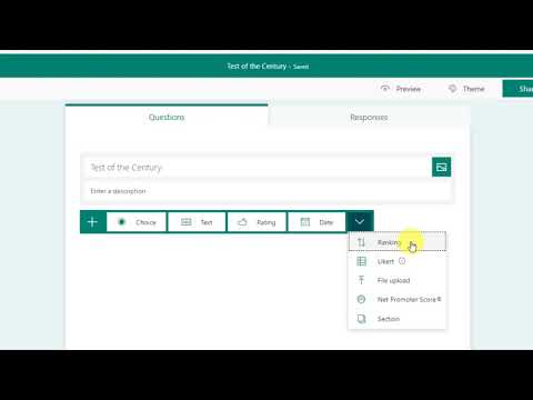 Forms Quiz - Question Types