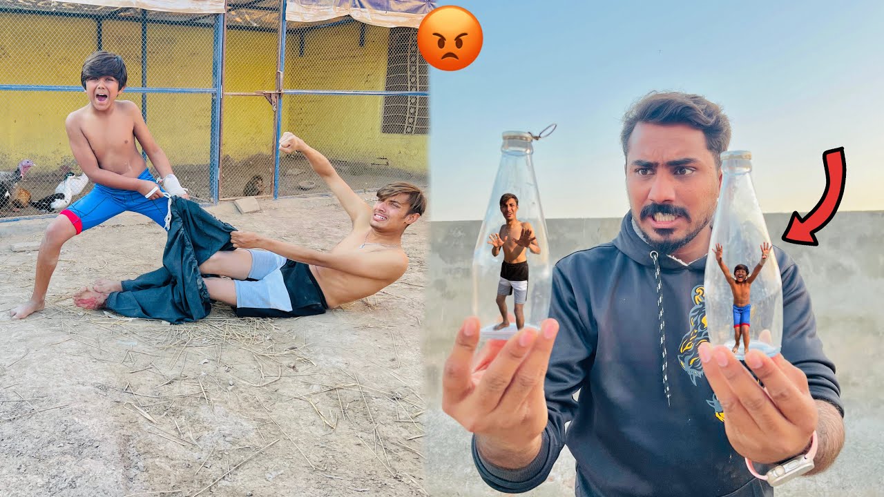 Talha Bhai aur Shahmeer Ko Botal Ke Andar Kaid Kar Diya 😡