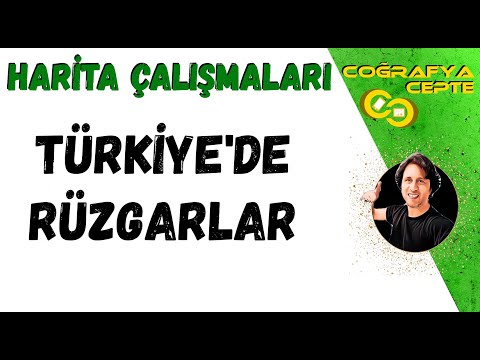 TÜRKİYE'DE RÜZGARLAR - HARİTA ÇALIŞMASI