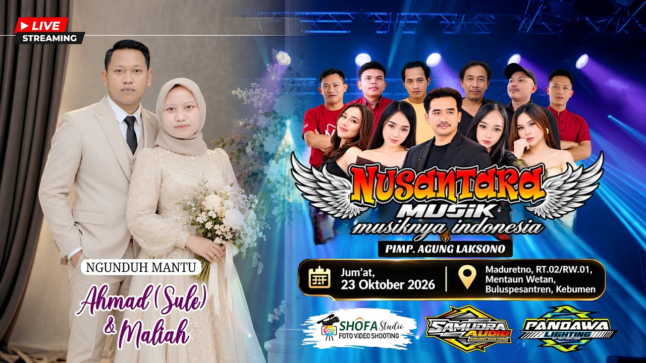 🔴 Live | NGUNDUH MANTU AHMAD (SULE) & MALIAH (MADURETNO, BULUSPESANTREN, KEBUMEN)