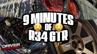 Checking In And Detailing A Skyline R34 GTR In 9 Minutes
