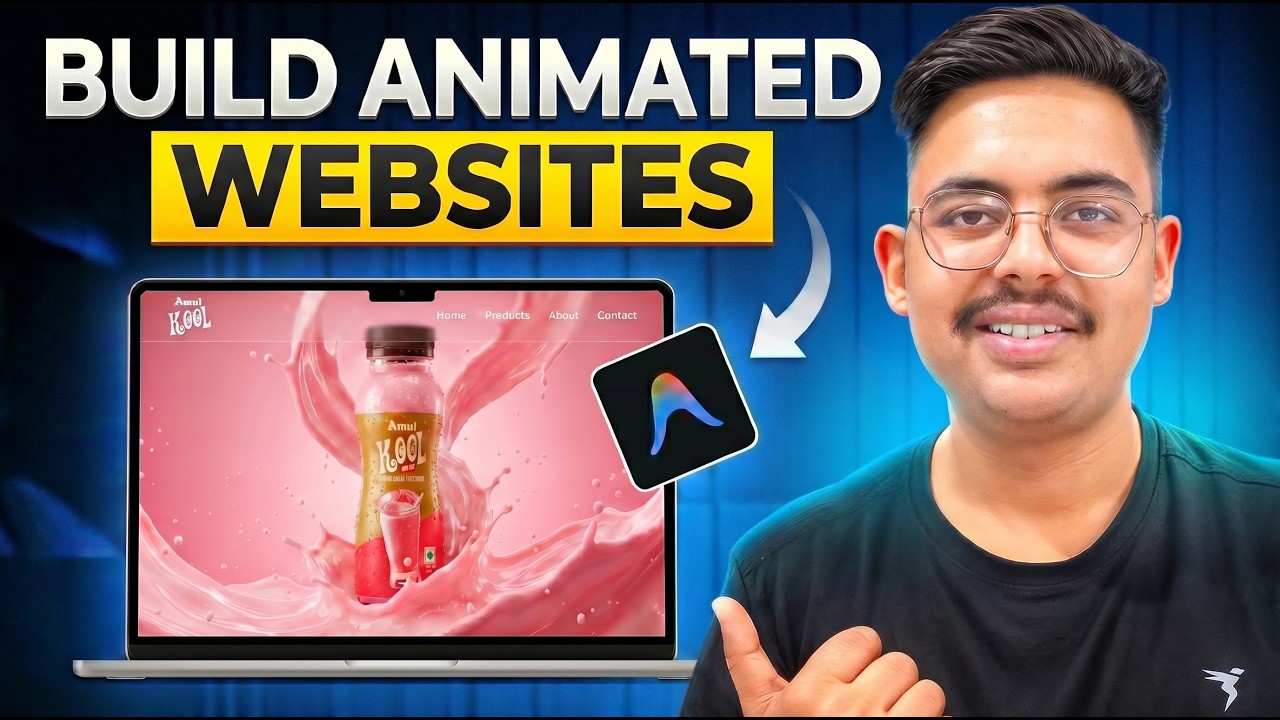 I Built a $10,000 Animated Website Using AI for FREE 🤯 (0 Coding)