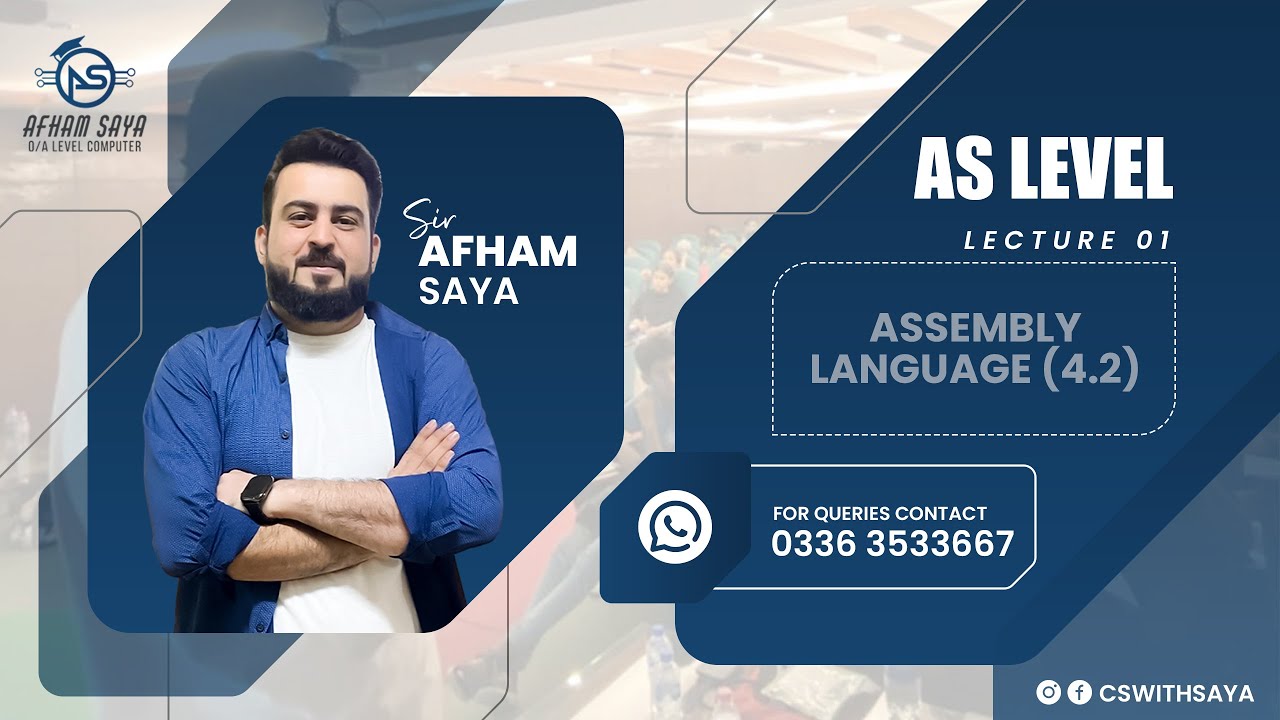 Lecture # 1 Assembly Language 4.2