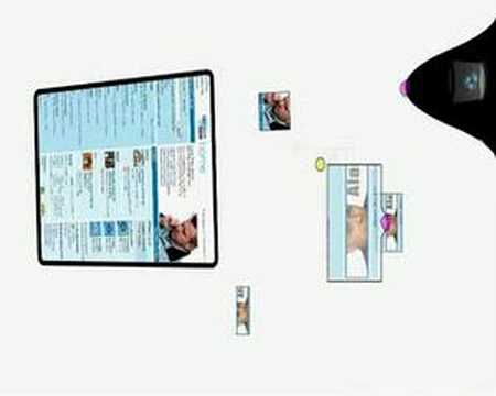 Multitouch tabletop browser