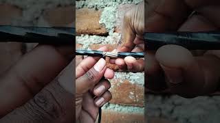 Electric wire easy insulation method | #electrical #wireworks #wire #tape #electrical connections