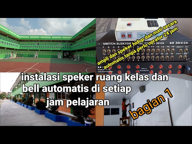 speker ruang kelas dan bell sekolah automatis class=