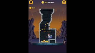 Rescue Hero - Pull the Pin Game - Level 7 - #gameplayvideo #pullthepin #puzzlegame #freeonlinegame screenshot 3