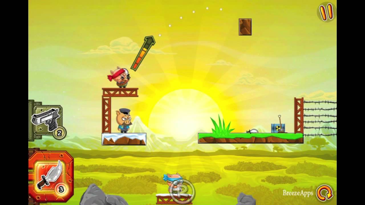 Hambo Gunslinger level 5-33 Walkthrough Gameplay (Gold Medal Level 33 Solution)