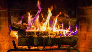 Cozy Crackling Fireplace Ambience — 12 Hours Relaxing Fireplace Background Screensaver 4K UHD