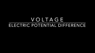 Voltage: Electric Potential Difference Wealth