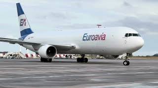 Boeing 767-300F Euroavia LGAV Athens
