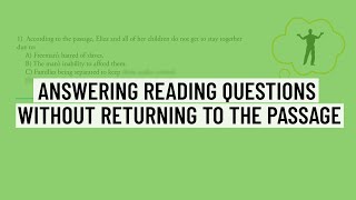 Prose Fiction Passage Part 1 - Answering Questions from Memory - SAT/ACT Reading Practice