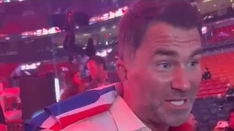 EDDIE HEARN IMMEDIATE REACTION TO ANTHONY JOSHUA KO OVER JAKE PAUL😮