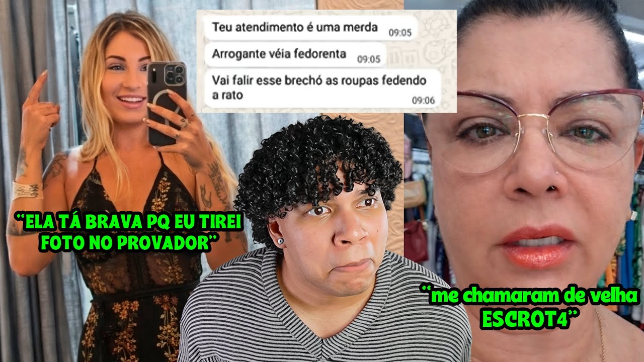 Vendedora folgada HUMILHA cliente após foto em provador e clientes SURTAM