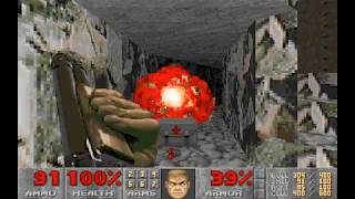 The Ultimate Doom E4M6: Against Thee Wickedly (100%) [DOSBox]