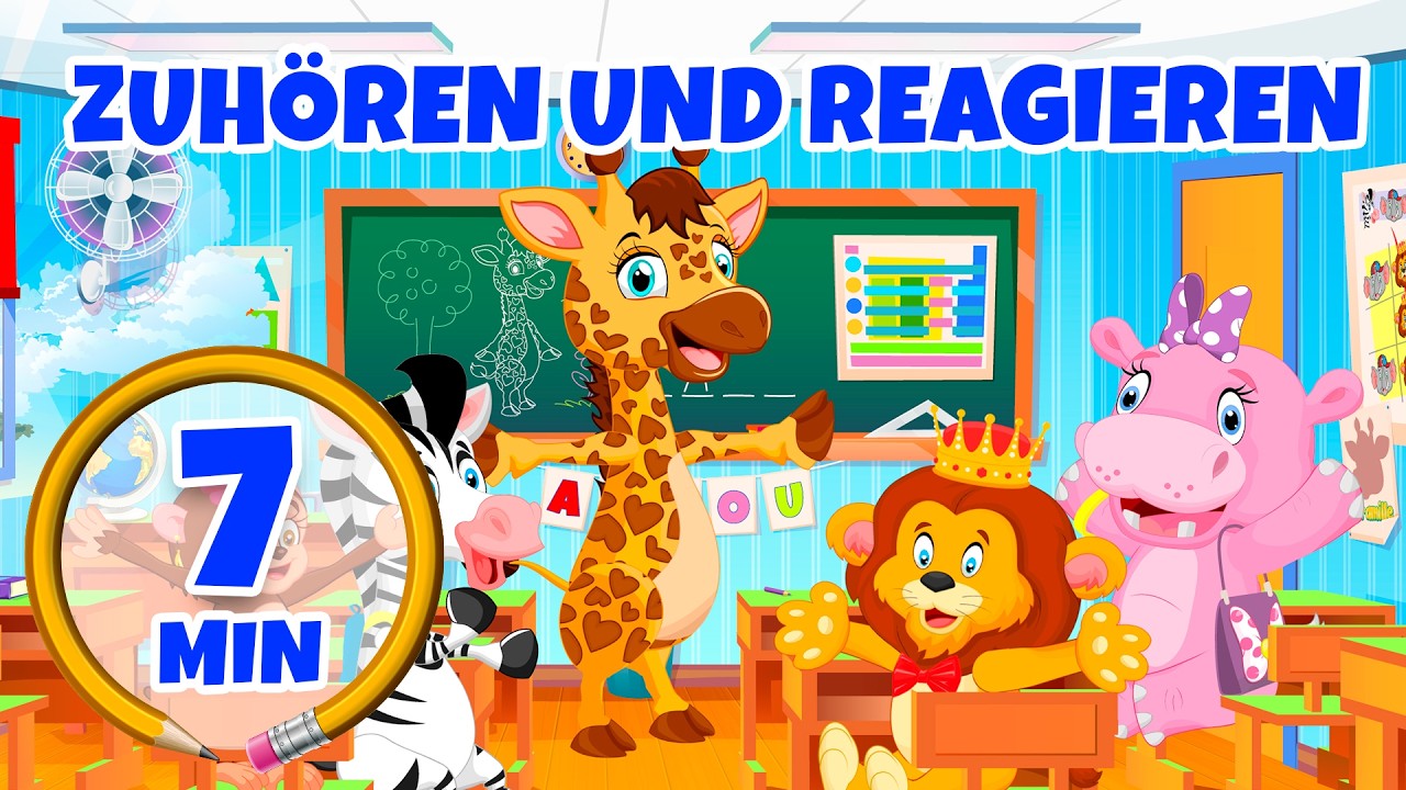 Zuhören und Reagieren – 7 Minuten Giramille | Kinderreime und Kinderlieder