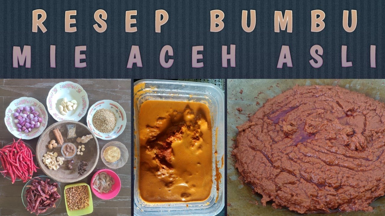 Resep Bumbu Mie Aceh Asli, Rasanya selalu dirindukan banyak orang