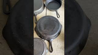 Great haul this weekend! #castiron #castironskillet #learning #reels #cooking