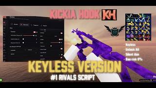 *(KEYLESS)* Kiciahook V3 #1 Roblox RIVALS HACK SCRIPT (PASTEBIN 2026)