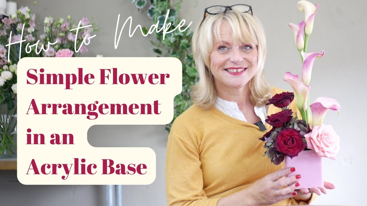 How To Make A Simple Flower Arrangement FLORISTRY FLOWER ARRANGING how-to-make-a-simple-flower-arrangement-floristry-flower-arranging