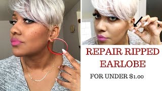 How to Wear your Favorite Earrings with a Ripped Earlobe