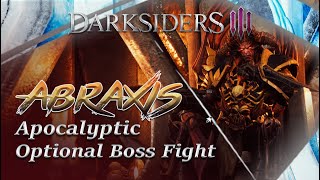 Darksiders 3 Pc Abraxis Optional Boss Fight - Apocalyptic Difficulty