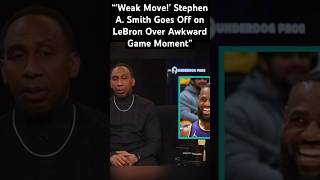 Stephen A. Smith Doesnt Hold Back On Lebron Weak Move