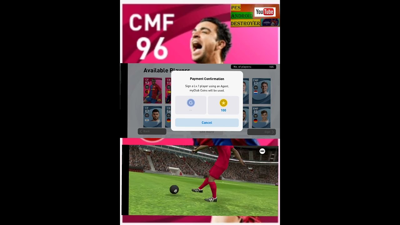 Trick to get iconic xavi