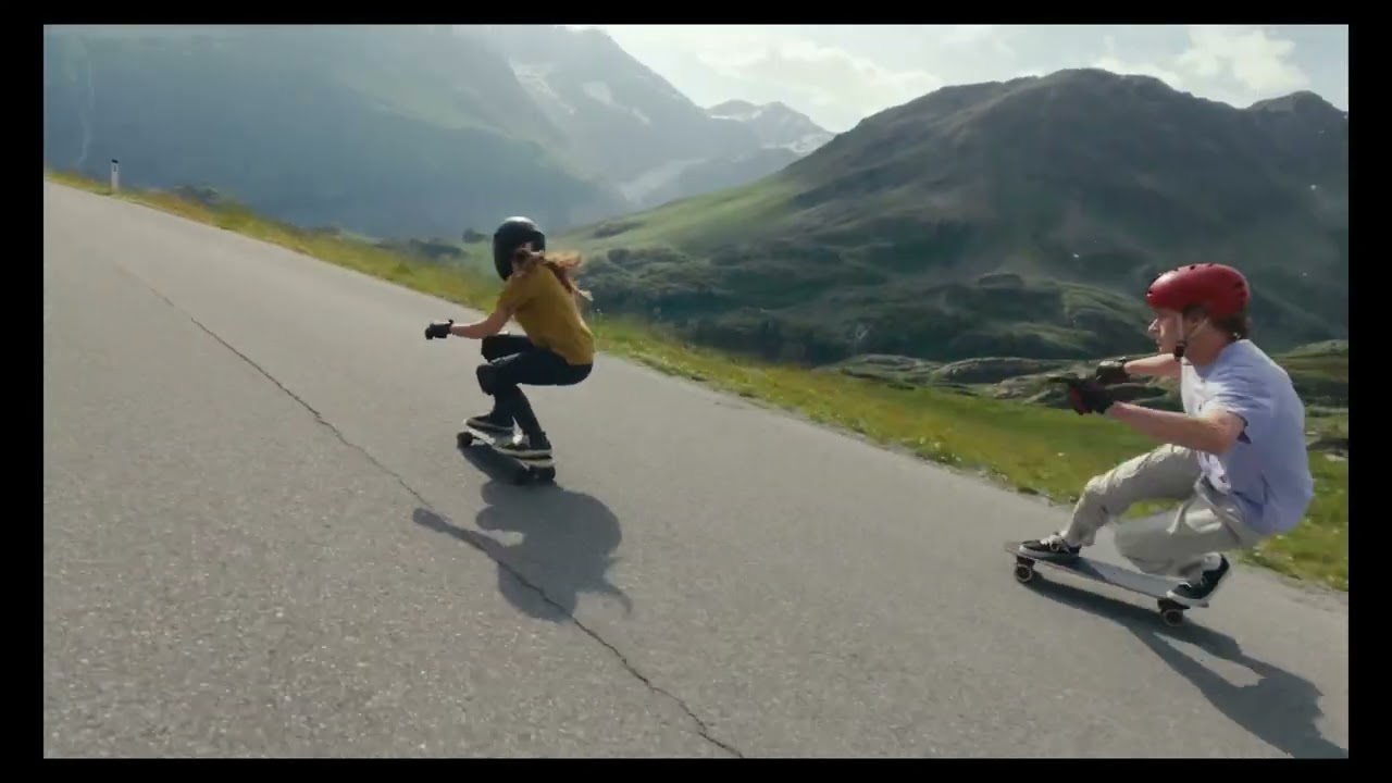 Epic Downhill Longboard Speed Skating | Drone & Action Footage