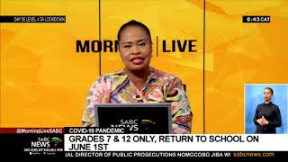 COVID-19 Pandemic | Revised school calendar will be completed and gazetted